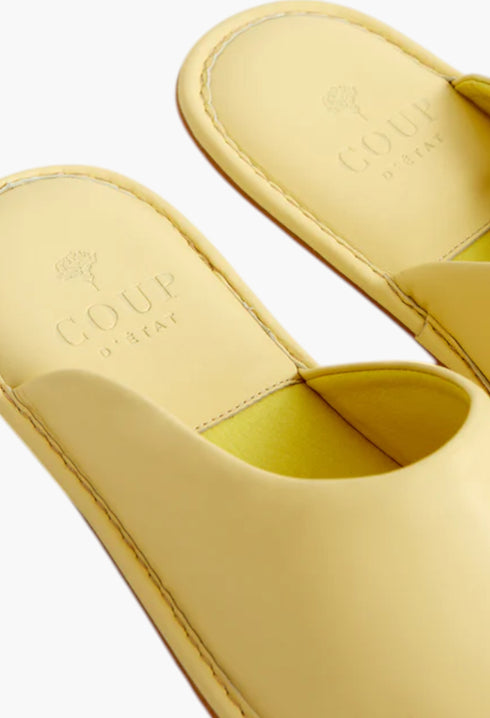 Bedroom Slippers - Butter Yellow - GLAM MODA